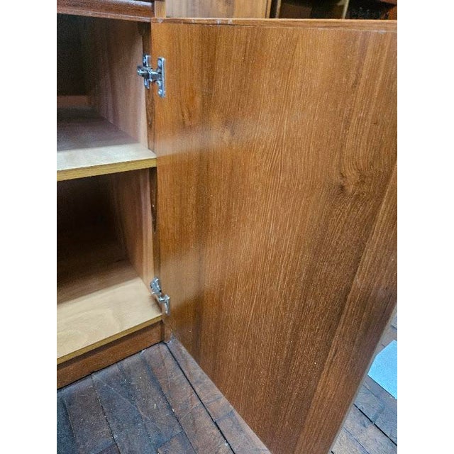 Mid-Century Modern Mid-Century Modern Danish Teak Cabinet / Small Credenza For Sale - Image 3 of 10