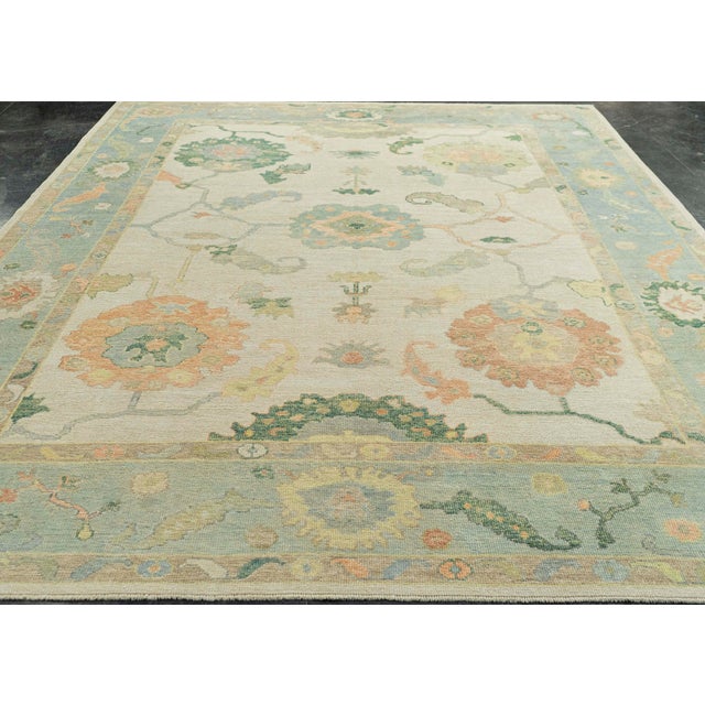 Turkish Oushak Rug 9'4" x 13' #22216 Explore a curated collection of hallway runners, wool rugs, and handmade masterpieces...