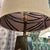 Bronze Brutalist 1970s Abstract Mixed Metal Lamp With Custom London Shade For Sale - Image 8 of 12
