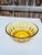 1970s Vintage Mid Century Modern Amber Glass Serving Bowl For Sale - Image 5 of 7
