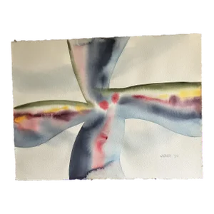 "Pastoral Cloudscape Series, No. 001" Original Abstract Painting