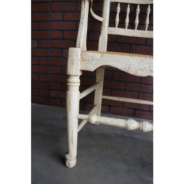 Rustic Farmhouse Dining Table and Pair of Arm Chairs For Sale - Image 15 of 17