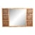 Vintage Horizontal Buri Rattan Mirror For Sale
