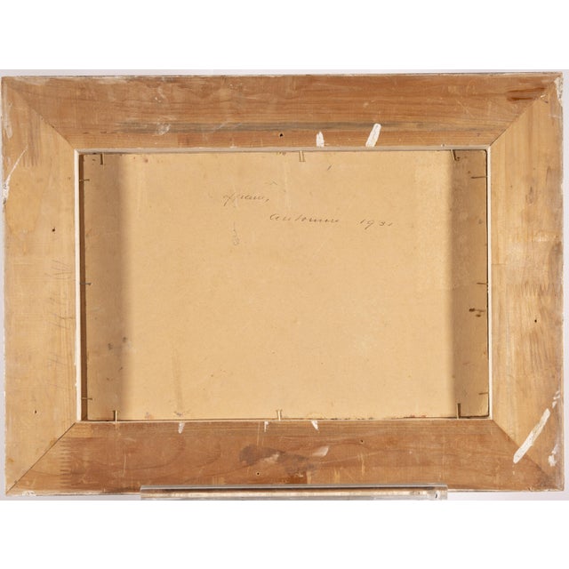 Lili Erzinger, Autumn. 1931, Oil on Board For Sale - Image 8 of 13