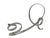 Chrome David Elijah Herschler Chrome Freestanding Ribbon Twist Modern Art Sculpture For Sale - Image 8 of 17