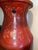 Chinese Large Antique Chinese Red Lacquer Papier-Mâché Floor Vase With Stand For Sale - Image 3 of 6