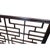 Dark Brown Rustic 100" Geometric Rectangular Wood Panel Screen For Sale In San Francisco - Image 6 of 9