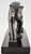 Emile Louis Bracquemond, Sculpture of Walking Panther, 1930, Bronze and Marble For Sale - Image 3 of 14