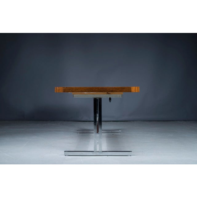 Wood Vintage Adjustable Rosewood Dining or Coffee Table, 1960s For Sale - Image 7 of 11