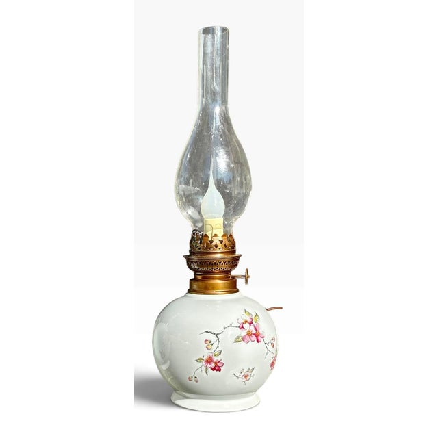 Coup & Co Vintage Limoges Floral Porcelain Electric Lamps - Pair For Sale - Image 4 of 18