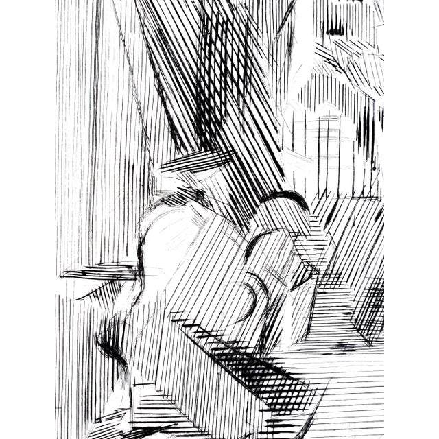 Early 21st Century Jacques Villon - Cubist Landscape - Original Etching Circa 1950 For Sale - Image 5 of 8