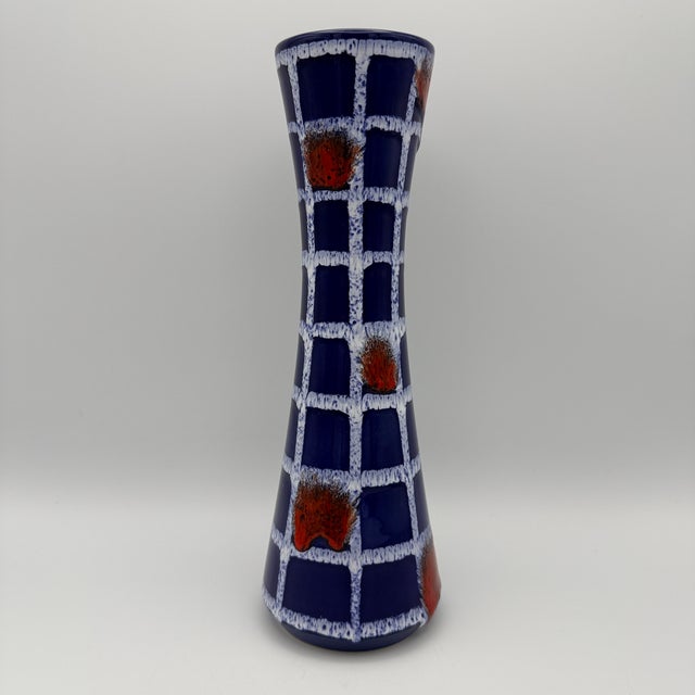Vintage Vase in Fat Lava from Ilkra Edelkeramik, 1960s For Sale - Image 11 of 11