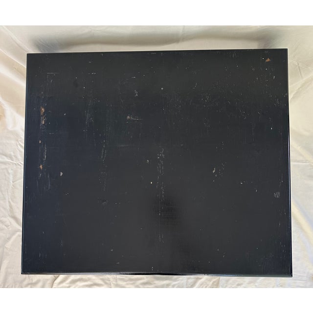 Late 19th Century Late 19th Century Black Japanned Chinoiserie Table For Sale - Image 5 of 11