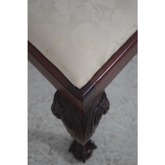 Set of 8 Baker Chippendale Clawfoot Mahogany Dining Chairs For Sale - Image 14 of 18