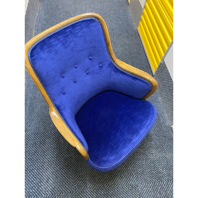 1940s Pair of Lounge Chairs Attributed to Axel Larsson For Sale In New York - Image 6 of 10