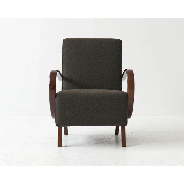 1930s H-410 Armchair by Jindřich Halabala, 1930s For Sale - Image 5 of 13