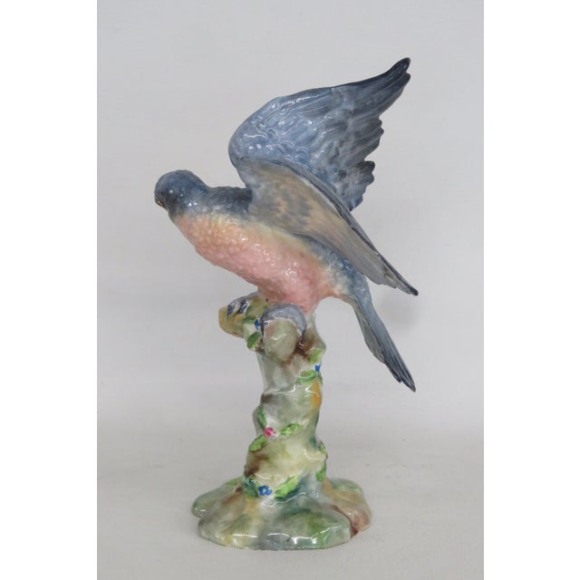 Mid 20th Century Crown Staffordshire Fine Bone China Bird on Perch Figurine Made in England 5079b For Sale - Image 5 of 18
