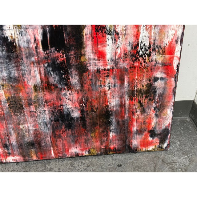 Textile Adam Fish "A Life on Canvas" Oil Painting For Sale - Image 7 of 12