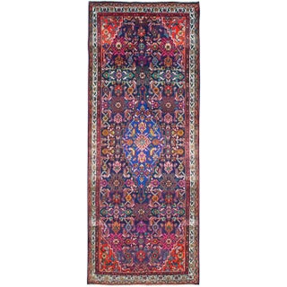 Vintage Persian Hamadan Rug – Size: 3' 11" X 10' 3" For Sale