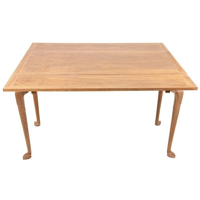 Cerused Oak Expandable Table or Desk in the Style of Grosfeld House For Sale - Image 4 of 5