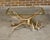 Brown Mid 20th Century Antler and Glass Midcentury American Coffee Table with Gilded Surround For Sale - Image 8 of 12
