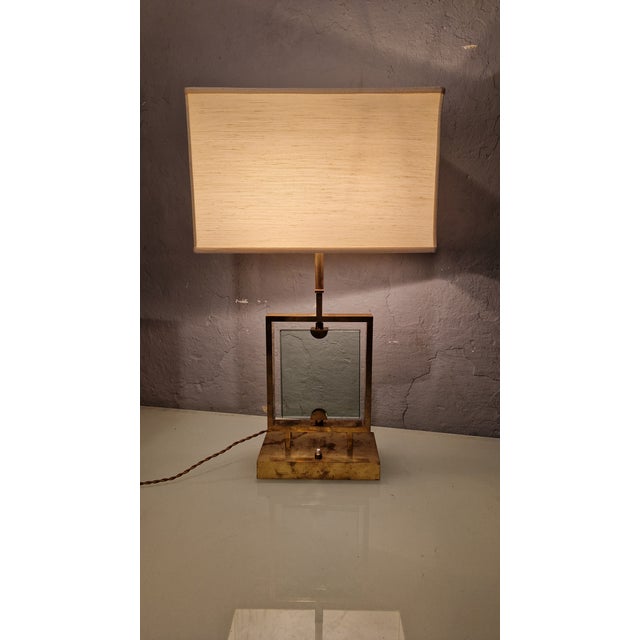 Table Lamp in Brass and Glass from Fedele Papagni, 1990s For Sale - Image 13 of 16