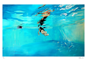 Maude Ovize, Aquatic Sensation, 2025, Silkscreen