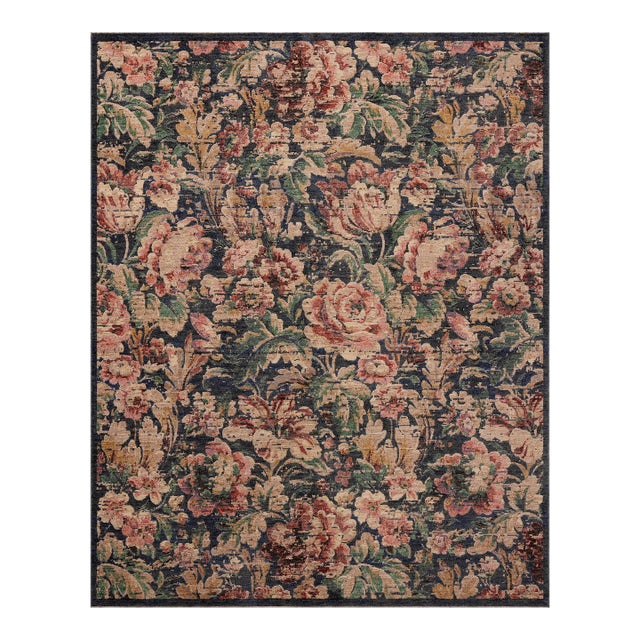 Loloi Winchester Midnight / Blush 7'-9" x 10' Area Rug For Sale