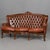Rococo-Style Three-Seater Sofa in Leather and Wood, 1930s For Sale - Image 9 of 9