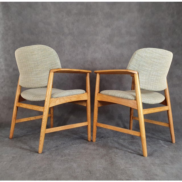 Fritz Hansen Set of Chairs by Aksel Bender Madsen & Ejner Larsen for Fritz Hansen, 1960s For Sale - Image 4 of 14
