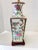 Chinoiserie Chinese Porcelain Famille Rose Vase Turned Into Lamp For Sale - Image 3 of 9