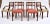 20th C Regency X Back Dining Chairs, Set of 6 For Sale - Image 13 of 13