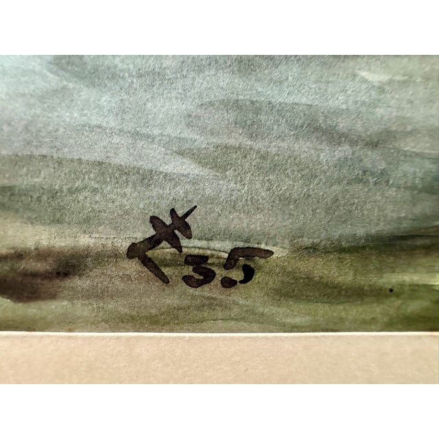 Henry Emil Salloch Original Watercolor on Paper Barga, Italy. 1935. For Sale - Image 4 of 7
