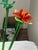 Vintage Bouquet Murano Art Glass Long Stem Flowers and Butterflies For Sale In Boston - Image 6 of 9