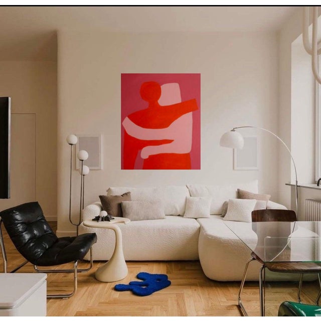 Orange Bodasca, Can I Hold You, 2026, Acrylic Painting on Canvas For Sale - Image 8 of 13