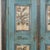 Blue Early 19th-Century Hungarian Hand-Painted Pine Two-Door Armoire For Sale - Image 8 of 13