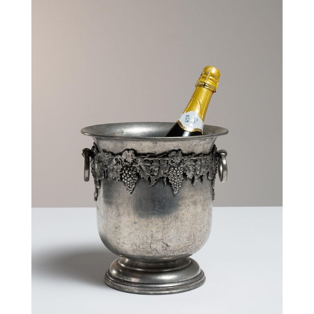 Mid 20th Century Mid 20th Century France Silver Ice Bucket For Sale - Image 5 of 15