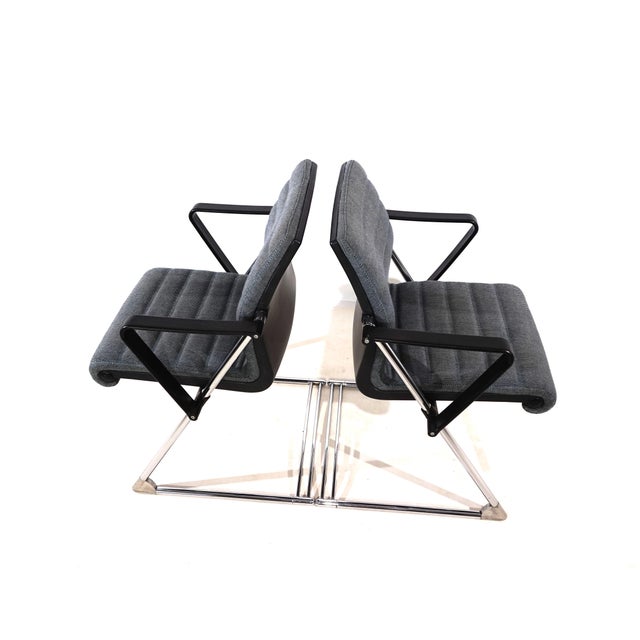 1980s Set of Dining Room Chairs by Hans Ullrich Bitsch, 1980s For Sale - Image 5 of 17