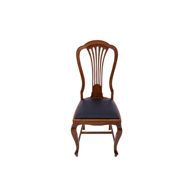 Late 19th Century Large 19th Century Extendable Table with Chairs, France, 1890, Set of 9 For Sale - Image 5 of 18