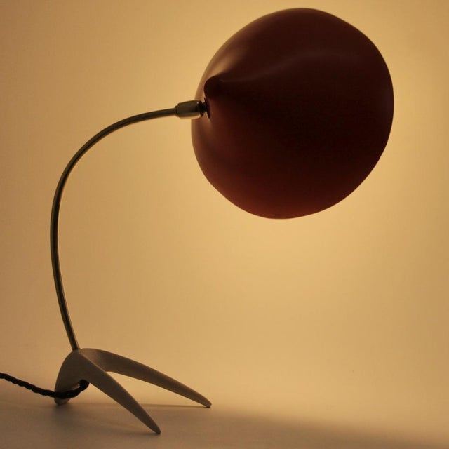 Metal Mid-Century Crows Foot Desk Lamp from Cosack, 1960s For Sale - Image 7 of 15