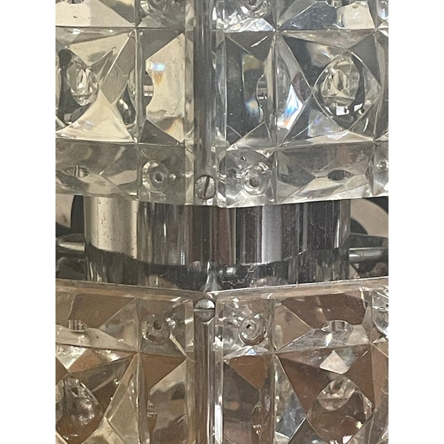 1970s Swarovski Cut Glass Pendant Lamps, 1970s, Set of 5 For Sale - Image 5 of 18