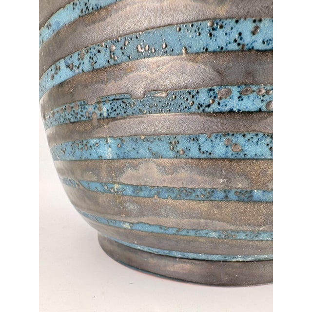 Brutalist Ankara Floor Vase by Heinz Siery for Carstens Tönnieshof, 1960s For Sale - Image 15 of 18