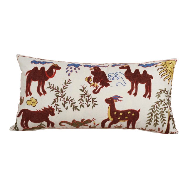 Tashkent Suzani Animal Bedding Pillow Case For Sale