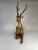 Moroccan Mid 20th Century Gilt Metal Moroccan Deer Statue For Sale - Image 3 of 6