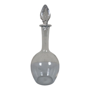 Vintage Baccarat France Clear Crystal Wine Whiskey Liquor Decanter Bottle