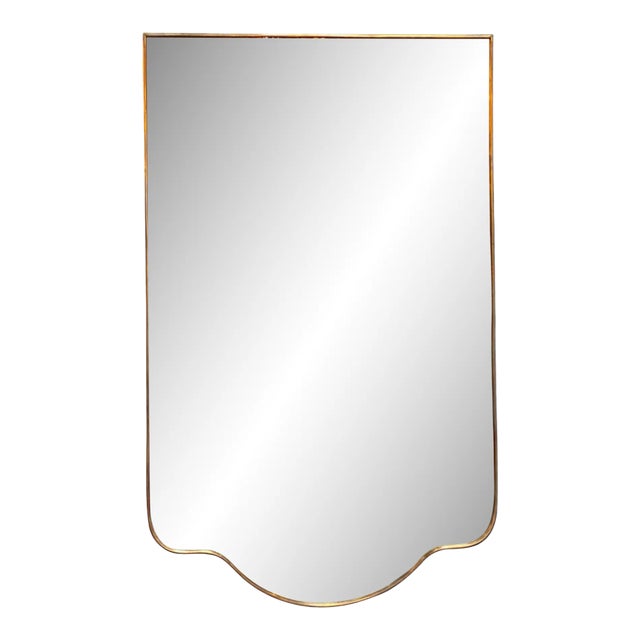 Vintage Italian Sculptural Wall Mirror 1980s For Sale