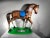 Decorative Rocking Horse in Papier-Mâché, 1950s For Sale - Image 4 of 12