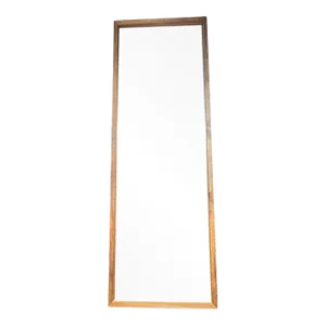 Rustic Modern Full-Length Floor Mirror – Large Pine Wood Frame