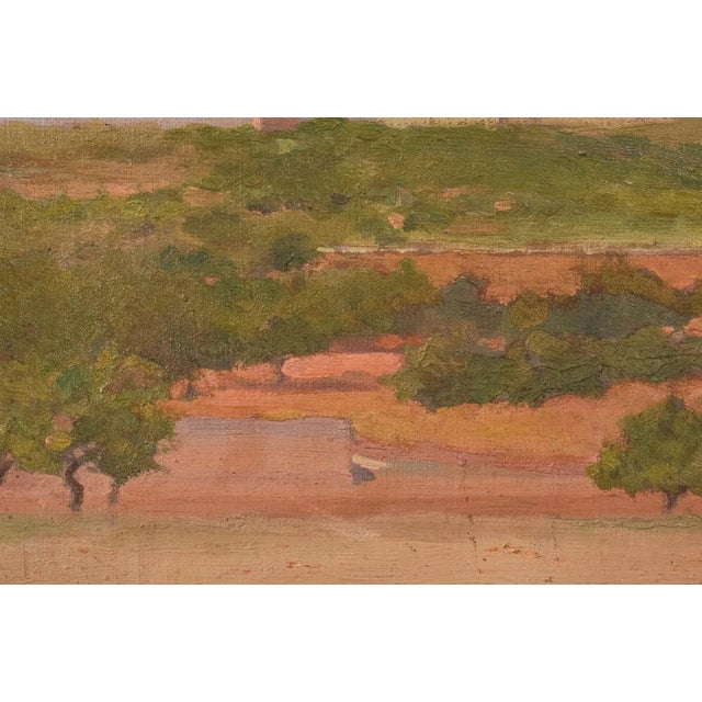 Jose Benlliure Y Ortiz, Mediterranean Landscape, 1890s, Oil on Canvas For Sale - Image 4 of 10