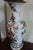 Large 19th Century Opaline Glass Baluster Shaped Vase with Hand Painted Flowers as a Lamp For Sale - Image 9 of 11